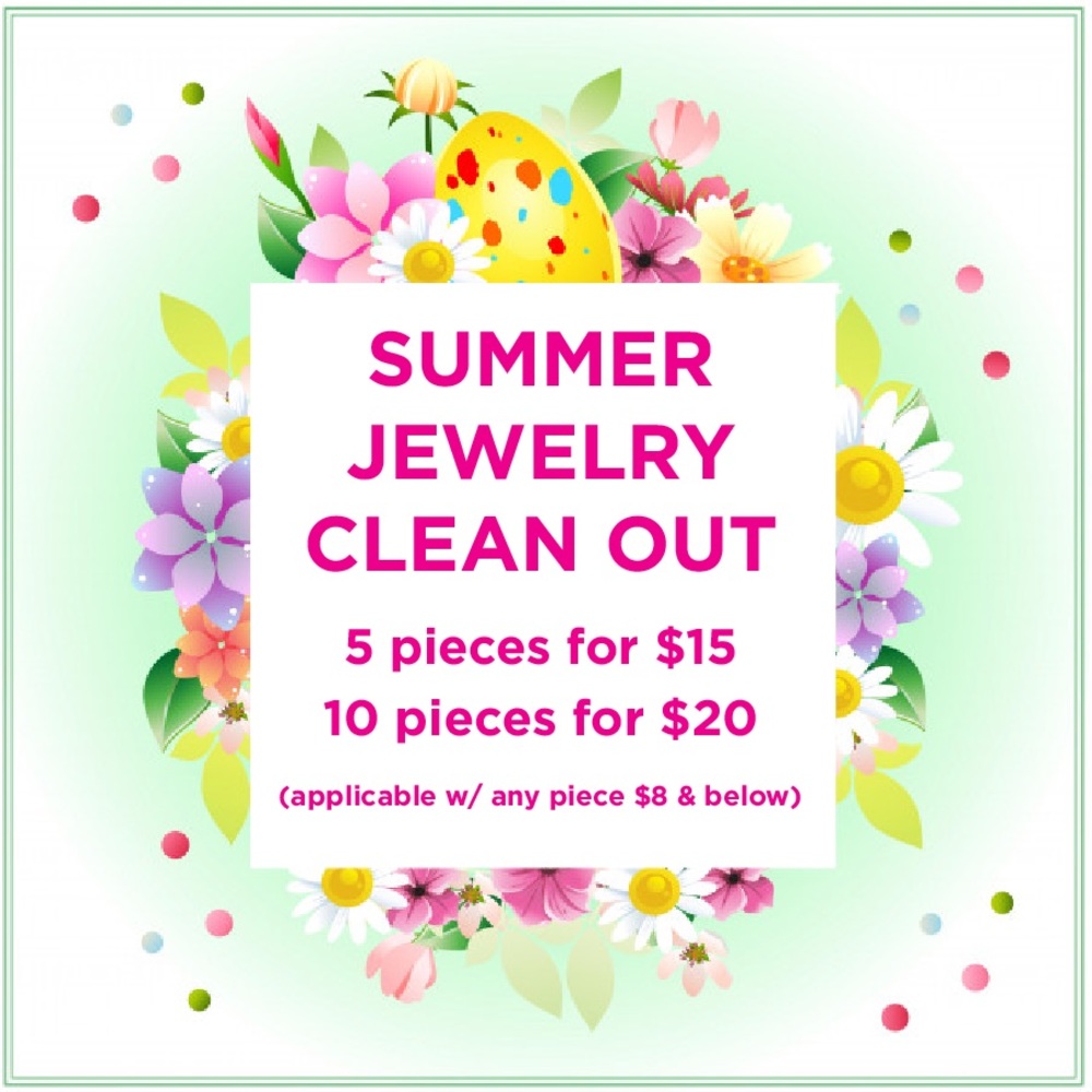 SUMMER JEWELRY CLEAN OUT